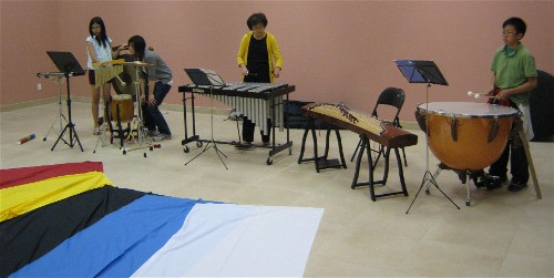 Read more about the article Percussion rehearsal