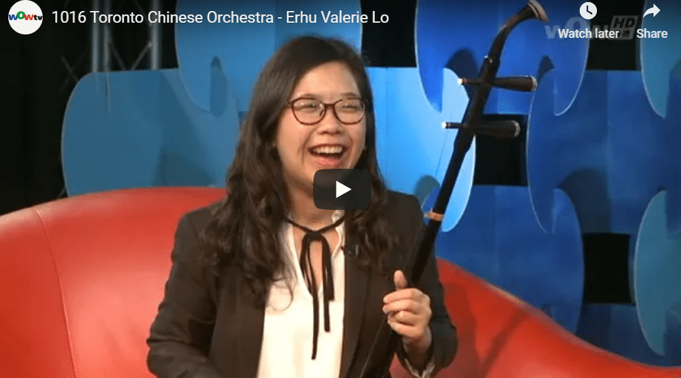 Read more about the article 2018-10-16 WOWTV Interview: Valerie Lo, erhu